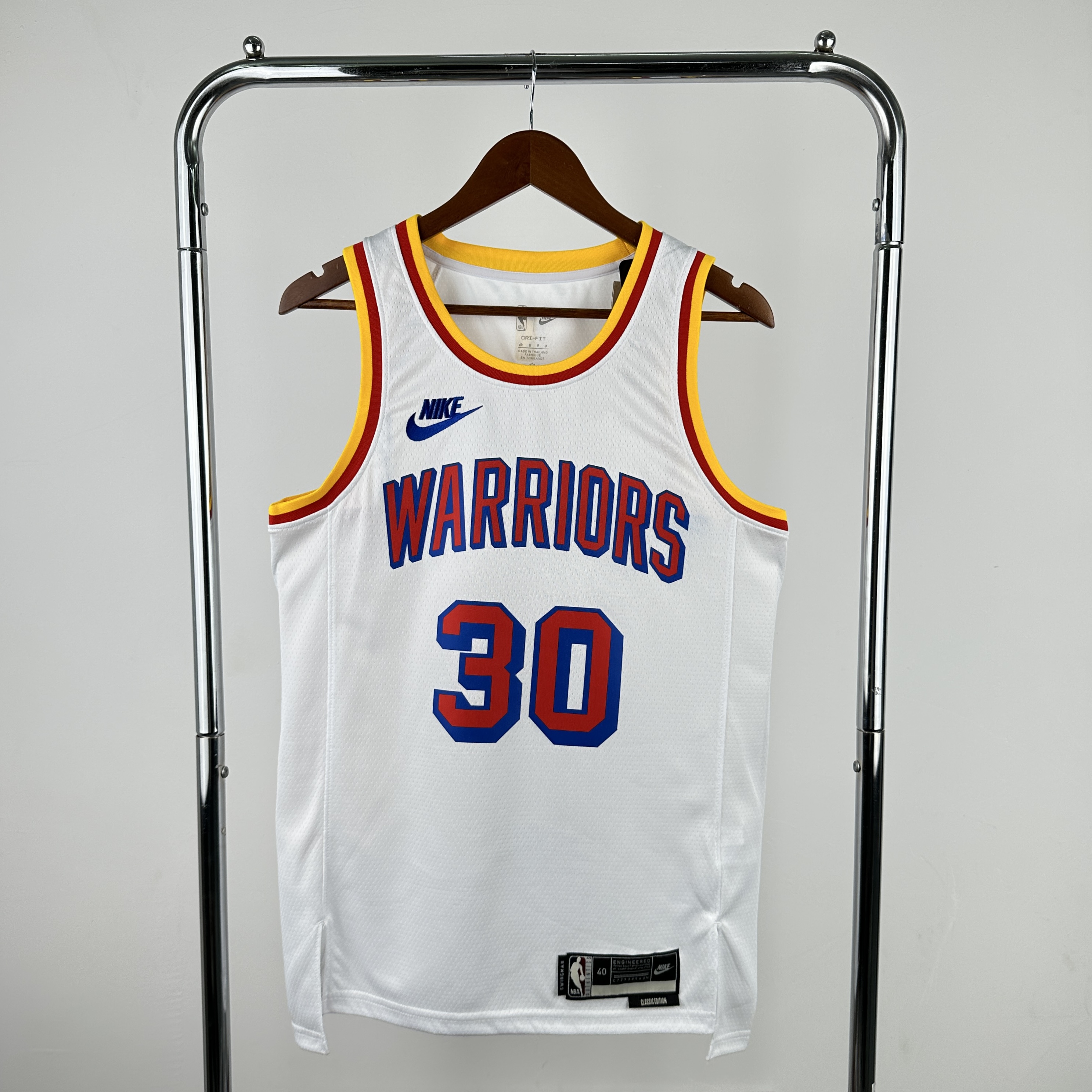 Men Golden State Warriors #30 Curry White City Edition Season Nike 2025 NBA Jersey->denver nuggets->NBA Jersey